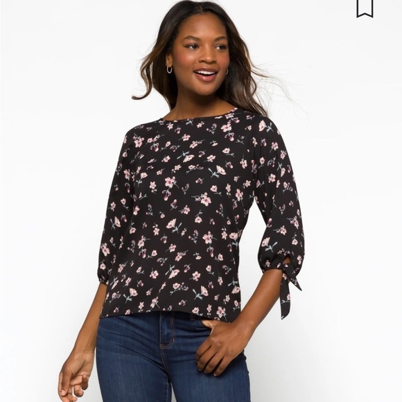 Papermoon Tops - Papermoon - Larie Tie Sleeve Blouse